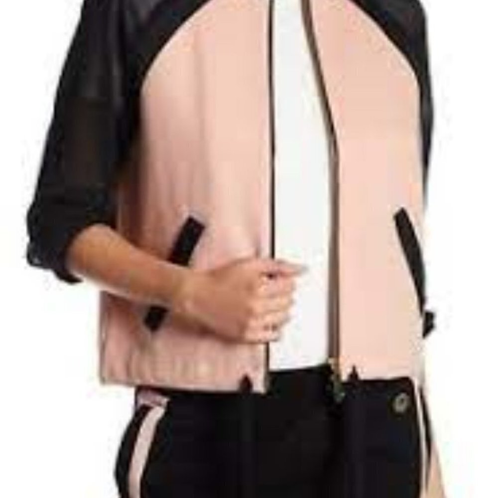 True Religion Sheer Sleeve Track Jacket
